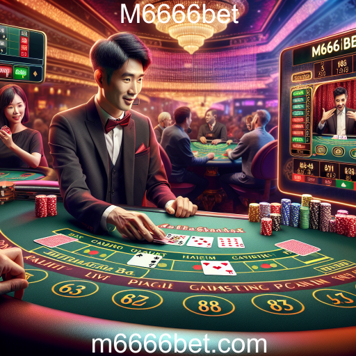 Experiência Imersiva com Jogos Ao Vivo no M6666bet